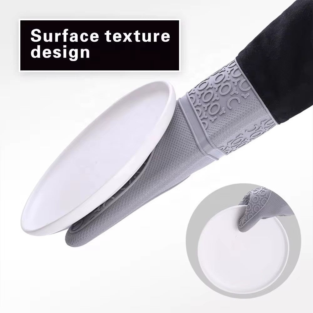 Ofenhandschuhe Silikon Backofen Handschuhe Küche BPA Frei Grillen Kochen & Backen