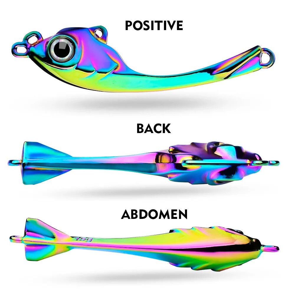 Jig Spinner Blinker Spin Tail Angelköder für Barsch Hecht & co