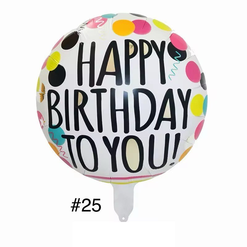 Folienballon 2er Pack Geburtstag Luftballons Happy Birthday Helium Ballon Dekoration