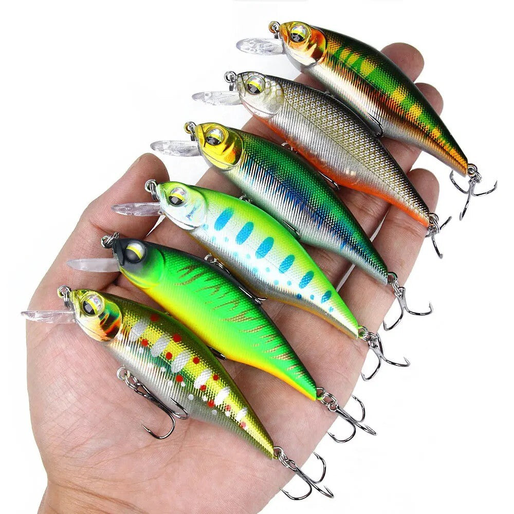Wobbler Set inkl. Box 9cm 12g Angelköder Crankbait für Hecht Barsch Zander & co