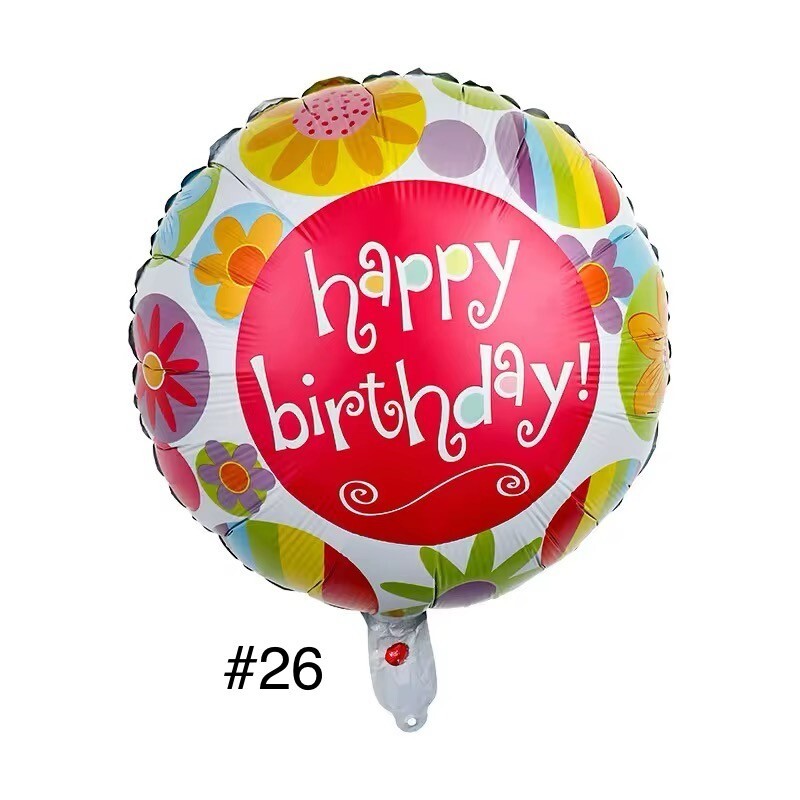 Folienballon 2er Pack Geburtstag Luftballons Happy Birthday Helium Ballon Dekoration