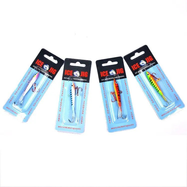 Jigging Balanceköder Set – Eisangel Kunstköder mit Drilling & Einzelhaken