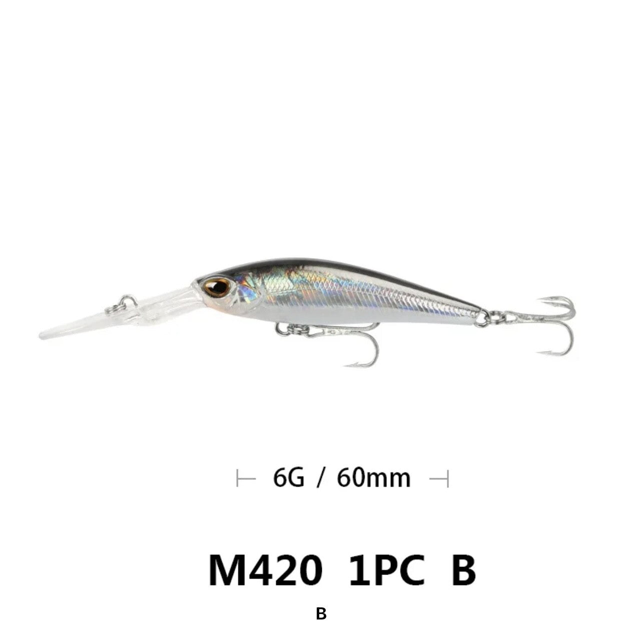 Raubfisch Wobbler Kunstköder mit Tauchschaufel Crankbait Angelköder Barsch & co