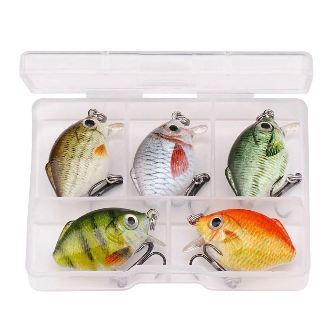 Mini Wobbler Set zum UL Angeln Crankbait Kunstköder für Forelle, Barsch & co