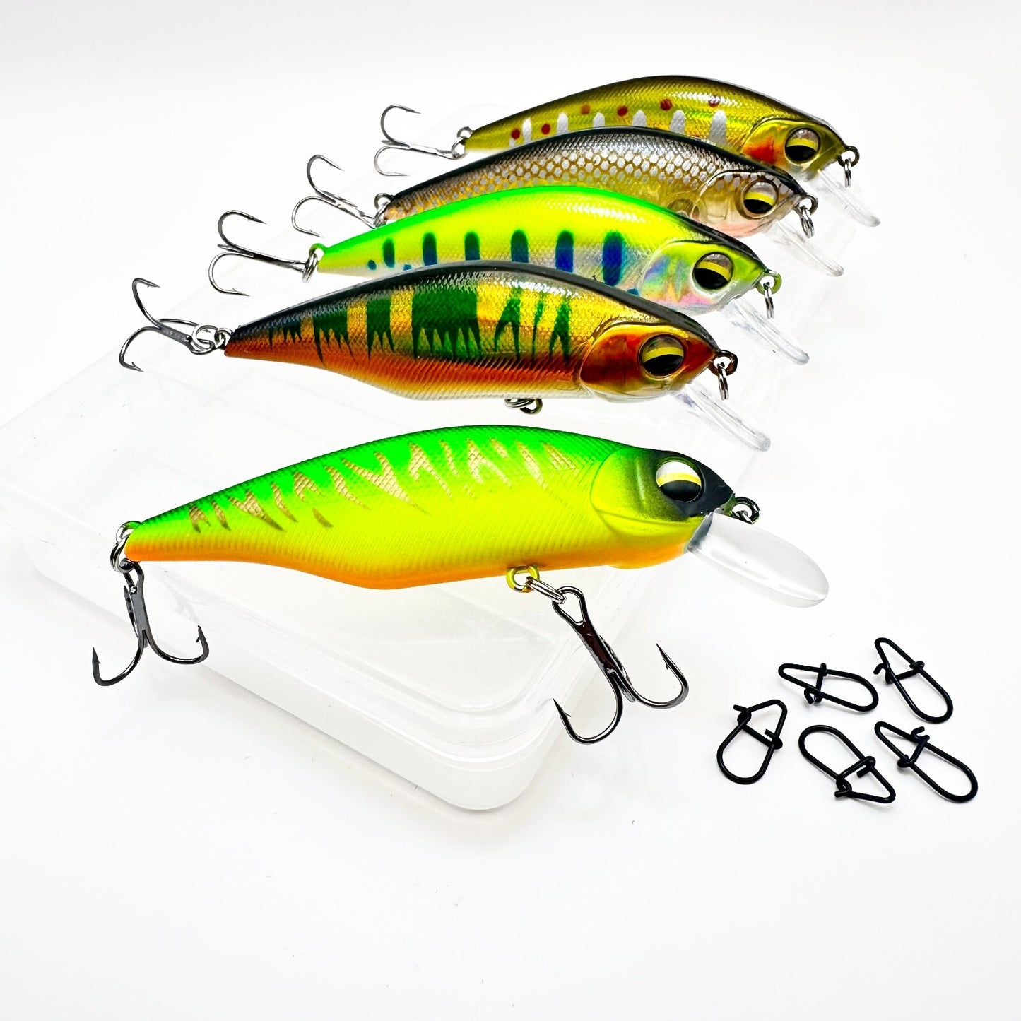 Wobbler Set 5 Stück mit Box – Hardbait Kunstköder Floating 9,2cm 12g