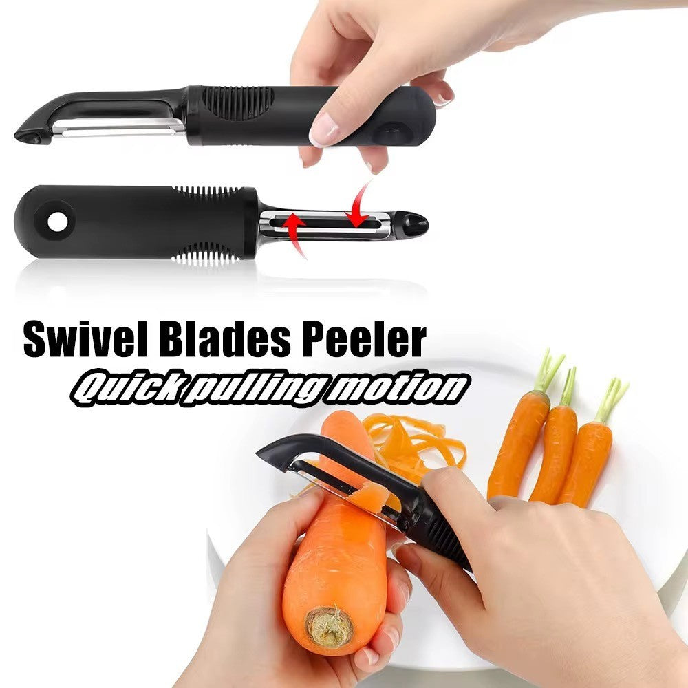 Sparschäler 2er Set Gemüseschäler mit Edelstahl Klinge Kartoffel Schäler Messer