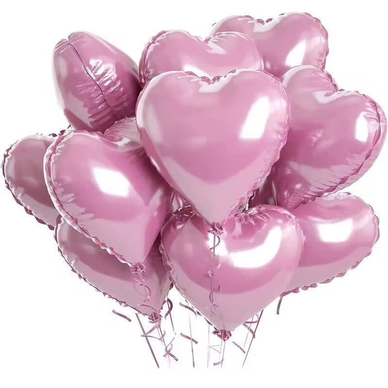 Luftballon Herzen 45 cm Luftballons Herz Helium Ballon Folienballon Deko Party