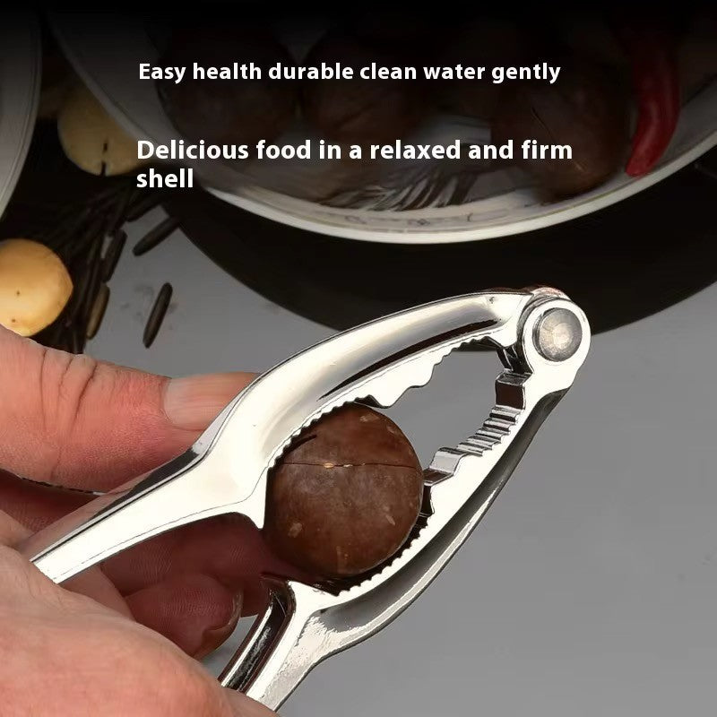 Edelstahl Nussknacker & Krustentierzange 15cm – Walnuss Haselnuss Hummer Zange