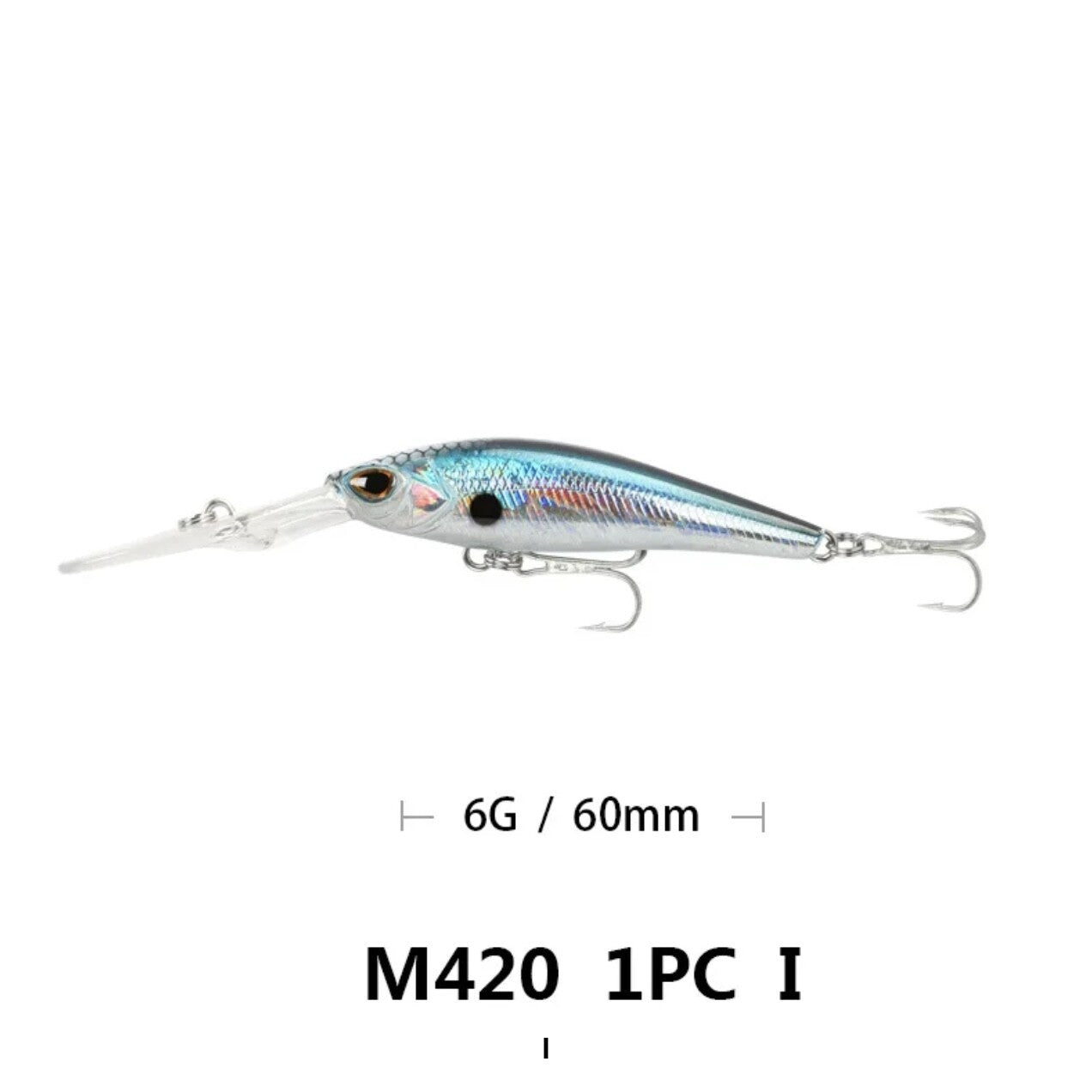 Raubfisch Wobbler Kunstköder mit Tauchschaufel Crankbait Angelköder Barsch & co