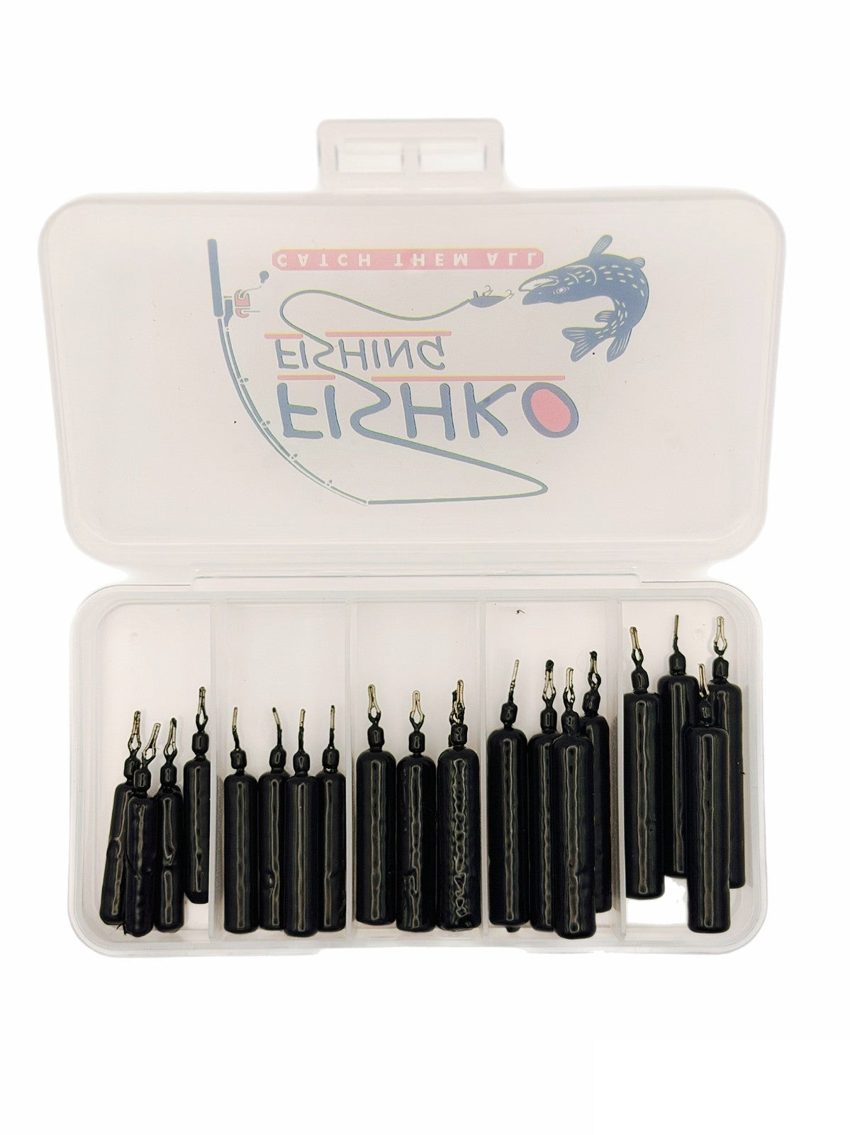 Drop Shot Blei Gewichte Box Set von Hand Beschichtet Tarnfarben im "Tungsten Style"