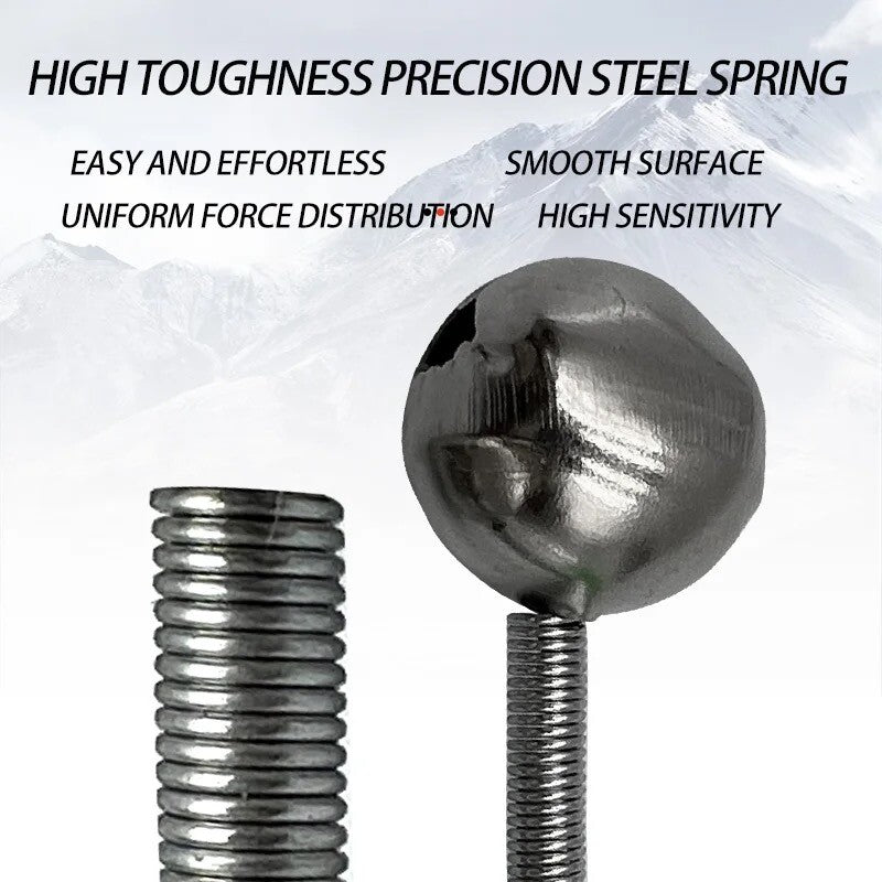 Bissanzeiger mit LED & Glocke 3er Set mit Klammer – Angelglocken mit Ruten Clip