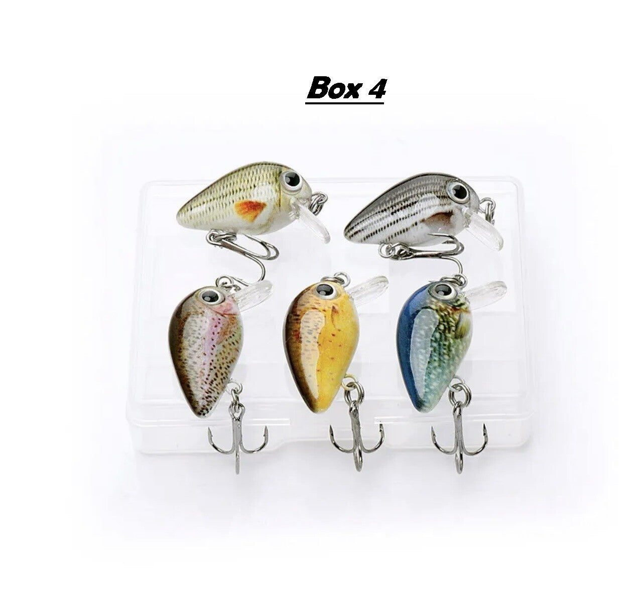 Mini Wobbler Set zum UL Angeln Crankbait Kunstköder für Forelle, Barsch & co