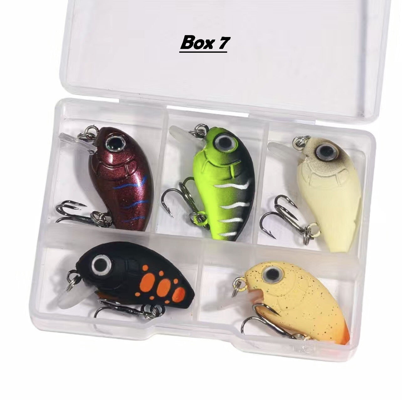 Mini Wobbler Set zum UL Angeln Crankbait Kunstköder für Forelle, Barsch & co