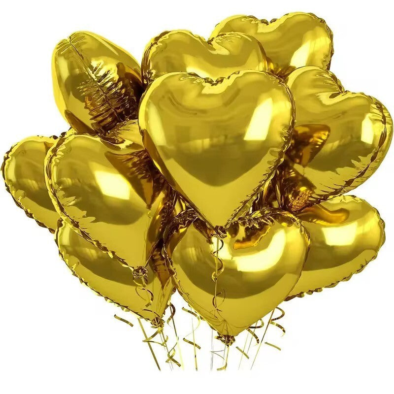 Luftballon Herzen 45 cm Luftballons Herz Helium Ballon Folienballon Deko Party