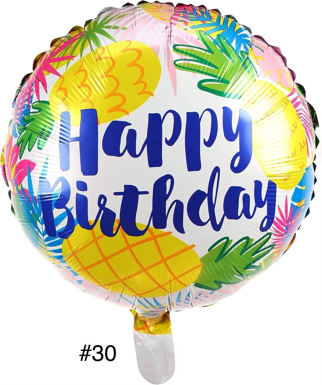 Folienballon 2er Pack Geburtstag Luftballons Happy Birthday Helium Ballon Dekoration