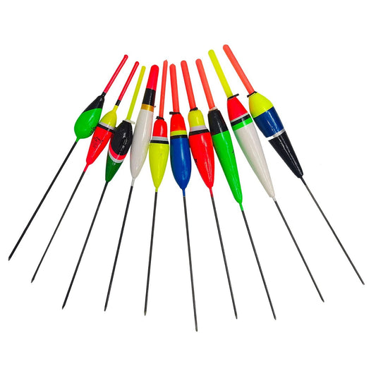 10-teiliges Angelposen Set 1–5 g – Laufposen & Schwimmer für Friedfisch