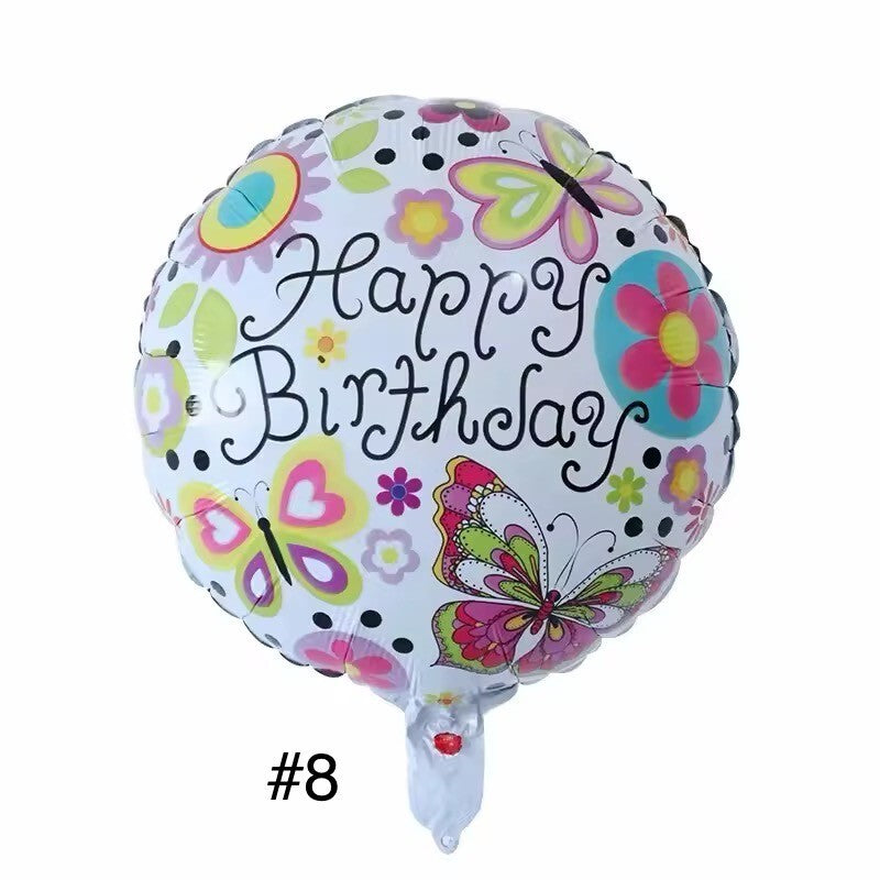 Folienballon 2er Pack Geburtstag Luftballons Happy Birthday Helium Ballon Dekoration