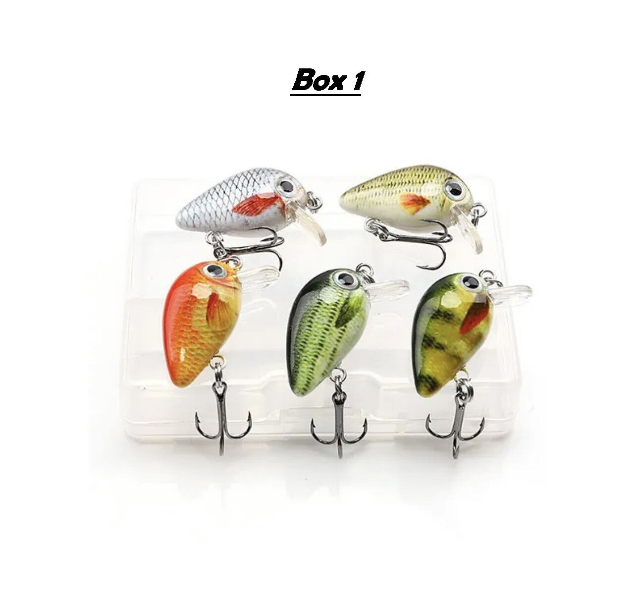 Mini Wobbler Set zum UL Angeln Crankbait Kunstköder für Forelle, Barsch & co