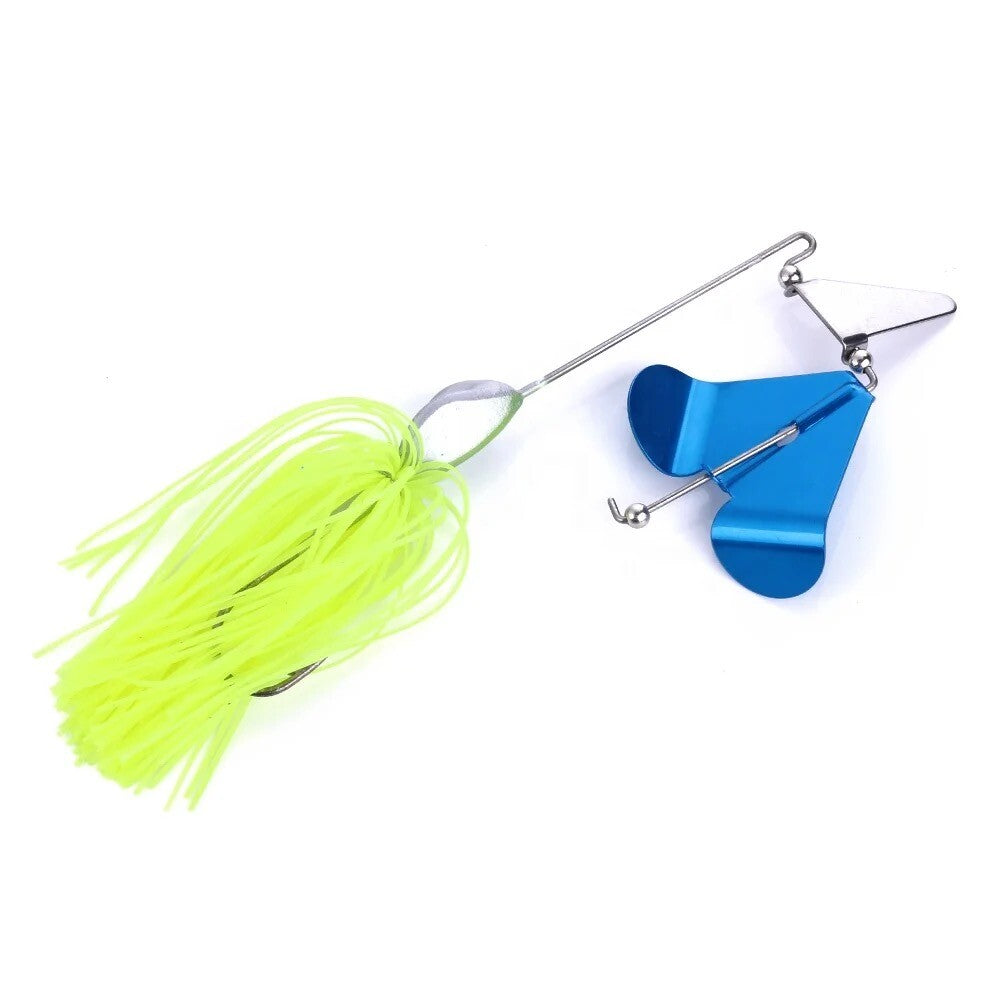 Spinnerbait Buzzbait Kunstköder 22 g mit Propeller-Vibration