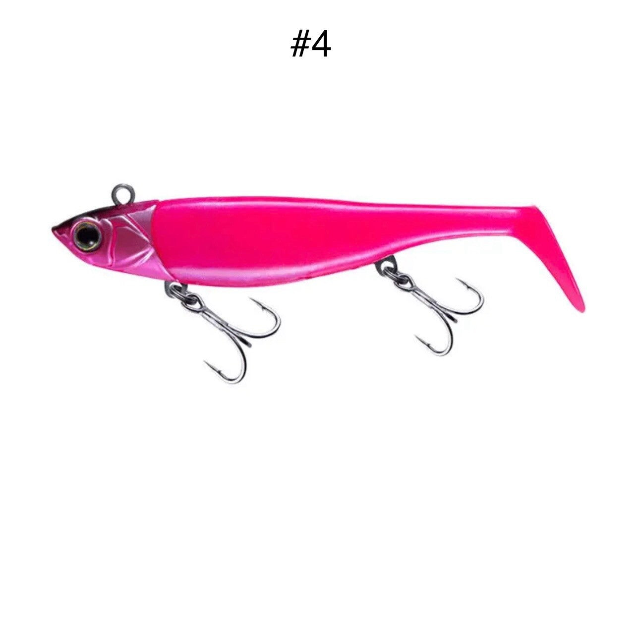 Gummifisch mit Blei Kopf 95mm 22,4g Angelköder Raubfisch Köder Hecht Barsch