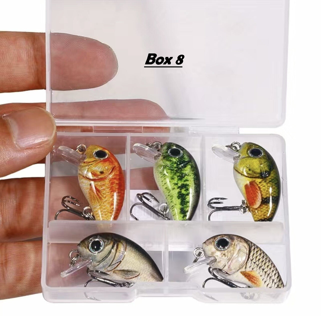 Mini Wobbler Set zum UL Angeln Crankbait Kunstköder für Forelle, Barsch & co