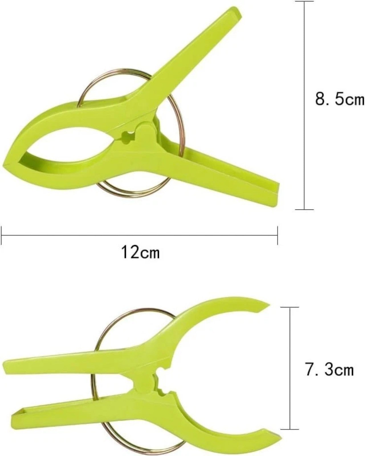 XXL Strandtuch Klammern 8/16 Stück – bunte Wäscheklammern Tischdeckenhalter Clip