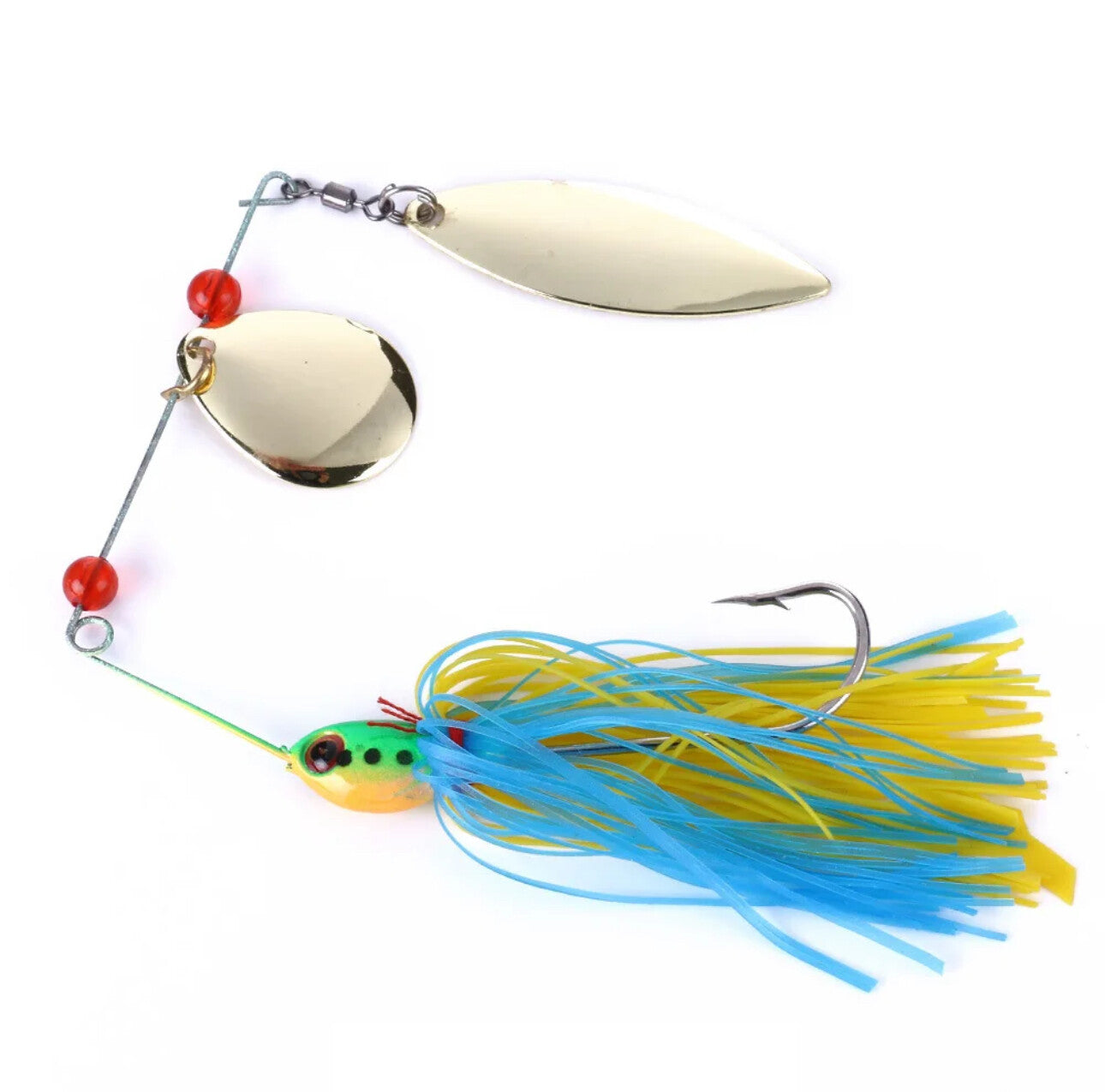 Spinnerbait Chatterbait Kunstköder Set – Silikon Skirt Spinner Köder Raubfisch