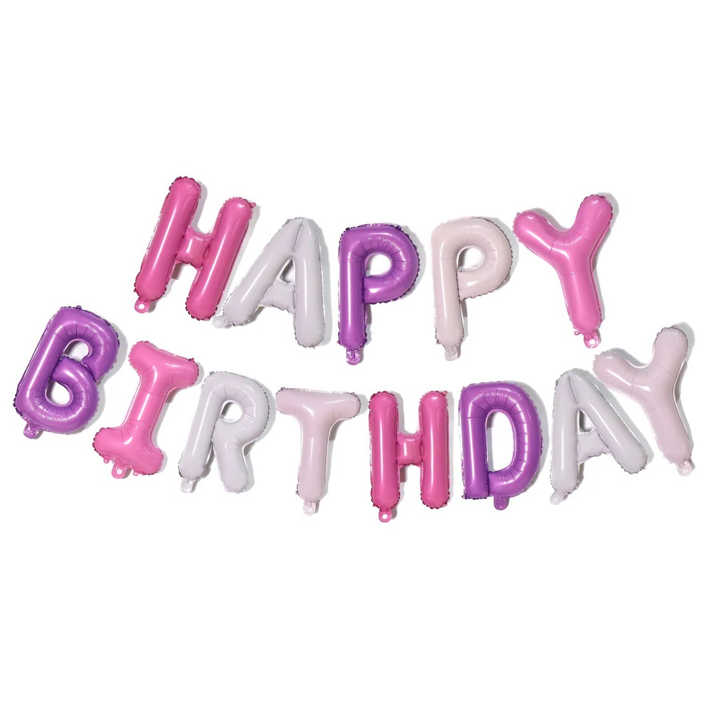 HAPPY BIRTHDAY GIRLANDE Geburtstag Luftballons / Folienballon Party Deko Ballon
