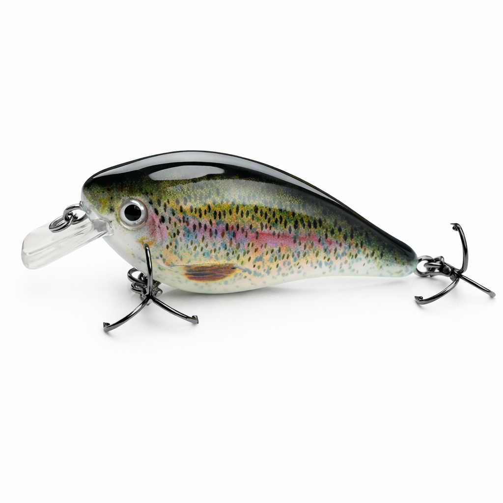 Crankbait Wobbler Set 5-teilig – 6cm 12g Kunstköder mit Box & Snaps
