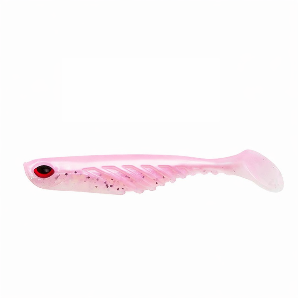 Gummifisch Softbait Shad 70 mm – 5er Set – flexible Kunstköder in verschiedenen Farben