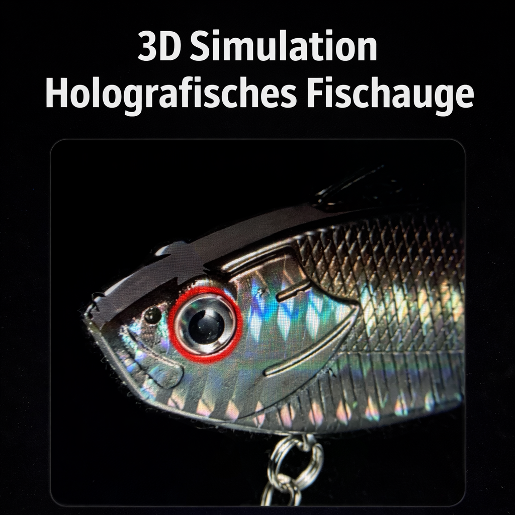 Jerkbait Kunstköder 7,5 cm / 19 g – sinkend mit 3-Loch-System