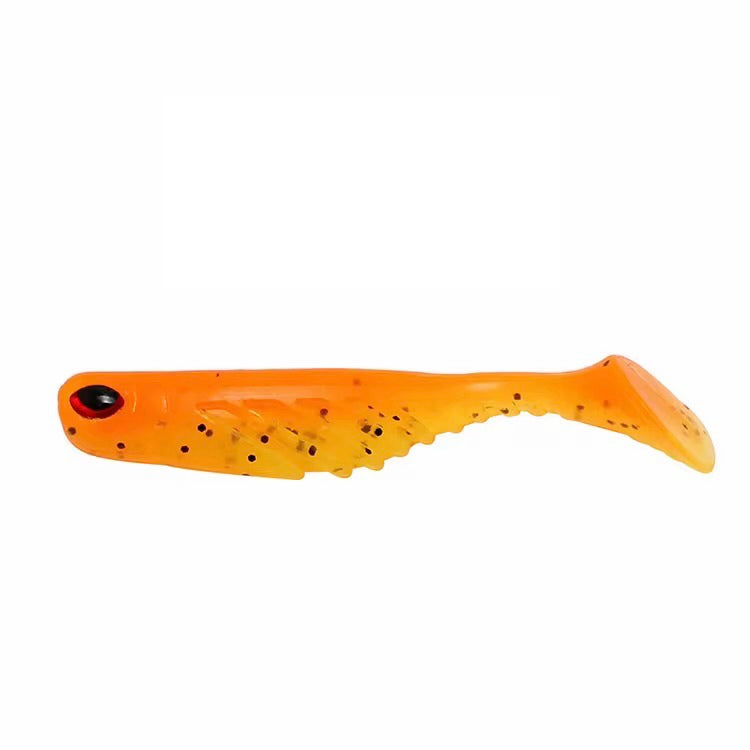 Gummifisch Softbait Shad 70 mm – 5er Set – flexible Kunstköder in verschiedenen Farben
