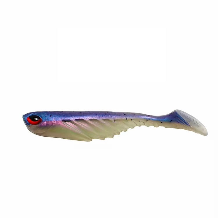 Gummifisch Softbait Shad 70 mm – 5er Set – flexible Kunstköder in verschiedenen Farben