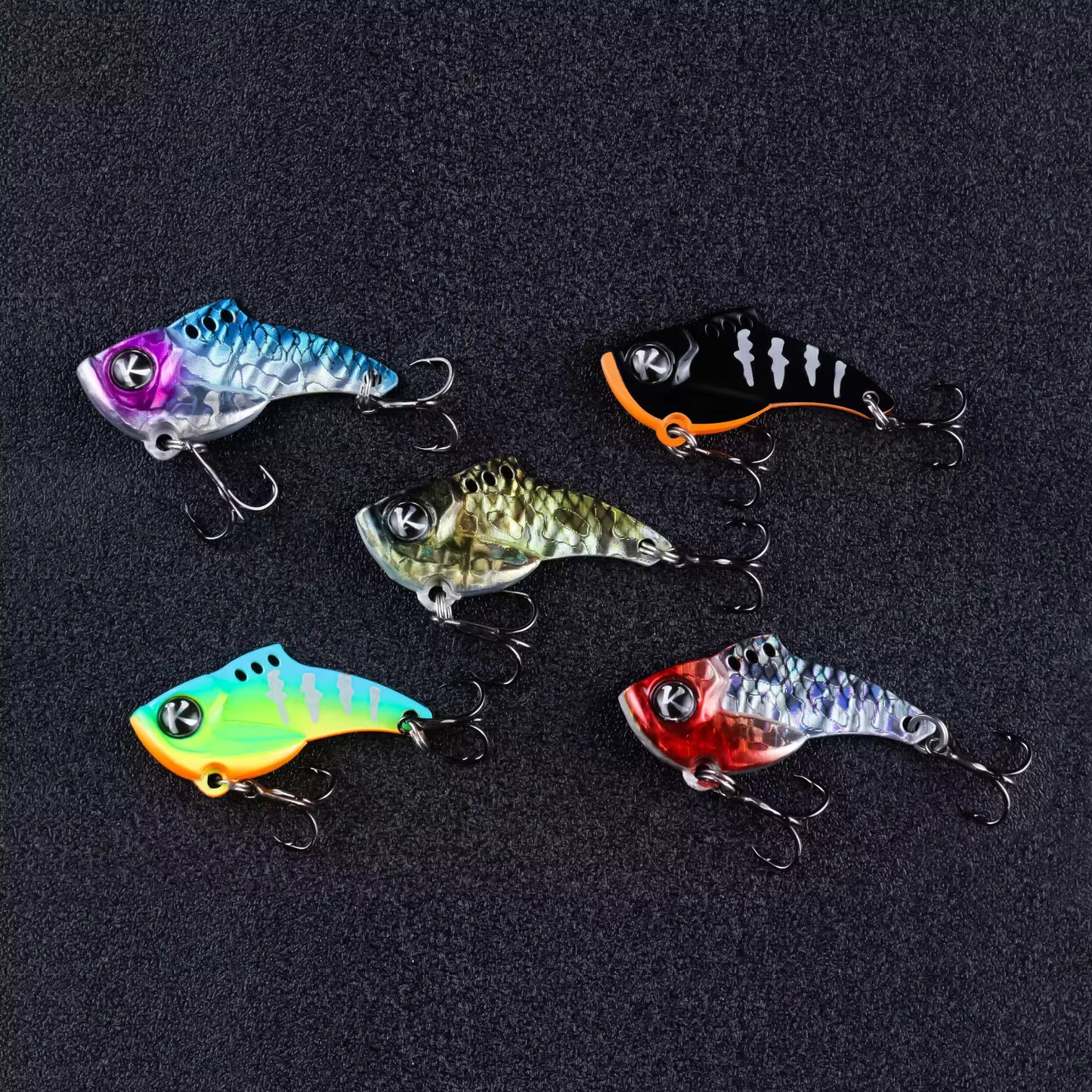 Sinkender Hardbait Kunstköder für Barsch & Hecht Raubfisch Köder - 3 Loch System