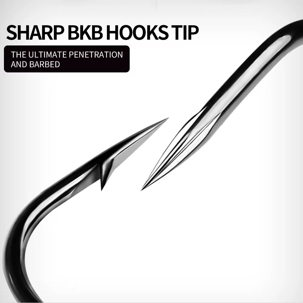 Tumbler Jig Haken Set 25 Stück Jigkopf Sortiment 3,5-14g mit Box