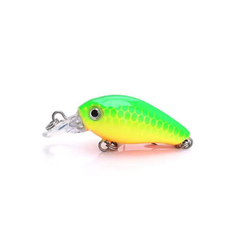 Mini Crankbait Wobbler Set mit Köderbox für Forelle & Barsch