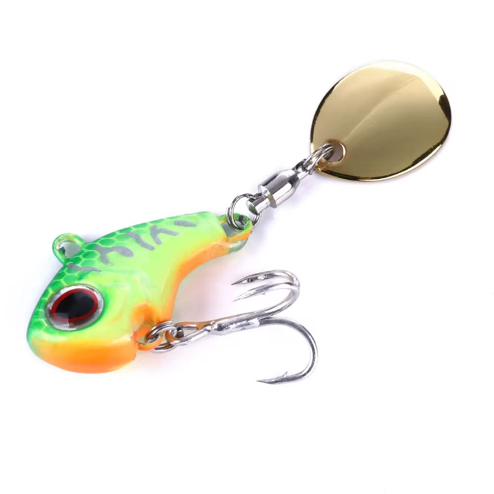 Jig Spinner Set 5er mit Box & Spinnerblätter Raubfisch Köder für Barsch & Hecht