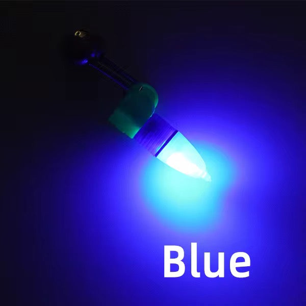 Bissanzeiger mit LED & Glocke 3er Set mit Klammer – Angelglocken mit Ruten Clip