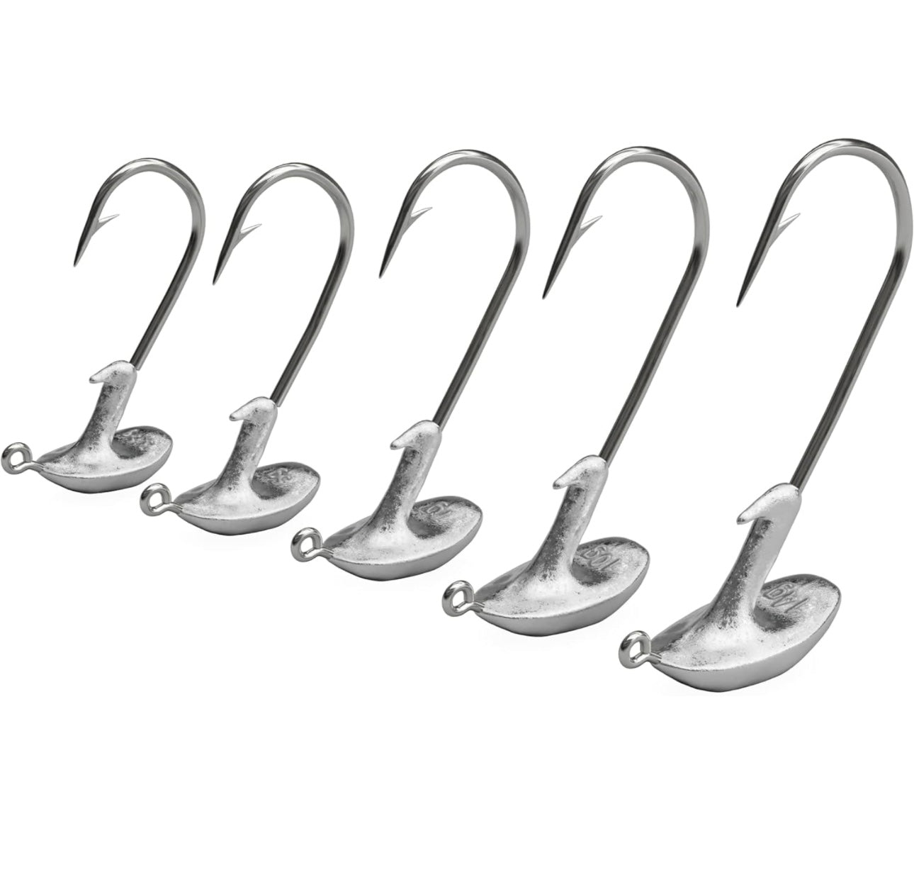 Tumbler Jig Haken Set 25 Stück Jigkopf Sortiment 3,5-14g mit Box