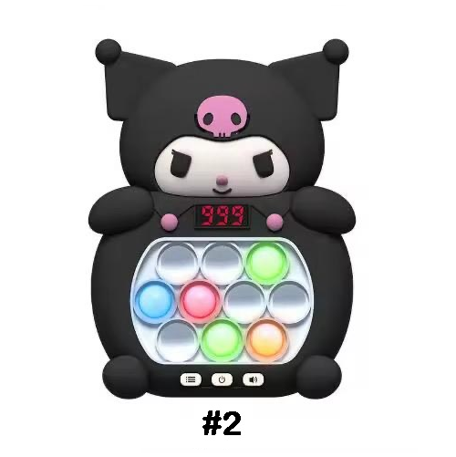 Pop It Spielzeug LED & Sound – 999 Level Elektrisch Knopf Drück Push Game Kinder