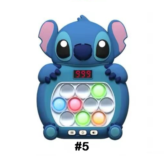 Pop It Spielzeug LED & Sound – 999 Level Elektrisch Knopf Drück Push Game Kinder
