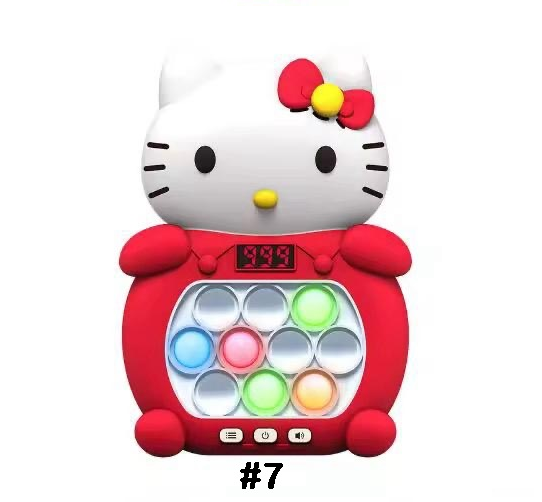 Pop It Spielzeug LED & Sound – 999 Level Elektrisch Knopf Drück Push Game Kinder