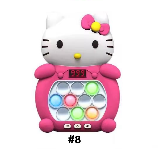 Pop It Spielzeug LED & Sound – 999 Level Elektrisch Knopf Drück Push Game Kinder