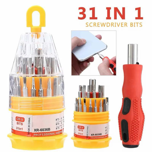 31in1 Schraubendreher Präzision Set CRV Bits für Reparatur von Handy Tablet & co