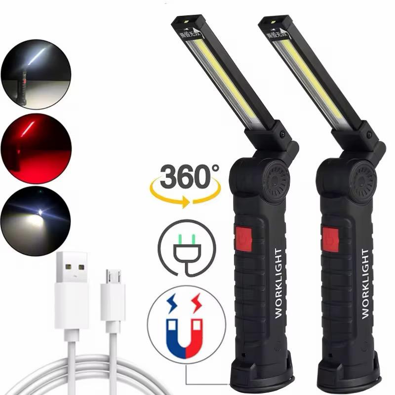 LED KFZ Arbeitsleuchte Akku Magnet Werkstattlampe Taschenlampe Handwerker Licht