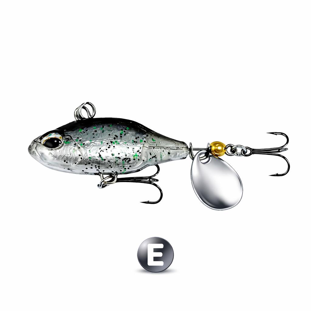 Jig Spinner Set Original Bleikopfspinner Blinker mit rotierendem Spinnerblatt
