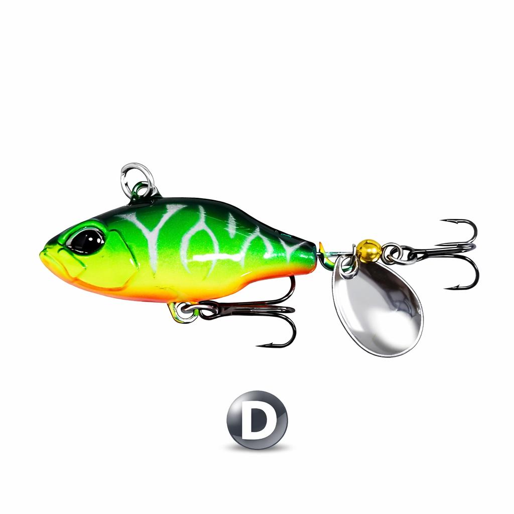 Jig Spinner Set Original Bleikopfspinner Blinker mit rotierendem Spinnerblatt