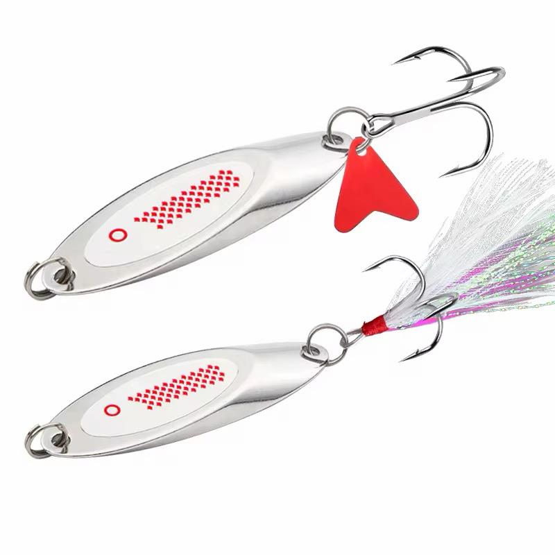 Blinker Spoon 14g-42g Angel Köder Raubfisch Metall Angelköder für Hecht Barsch & co