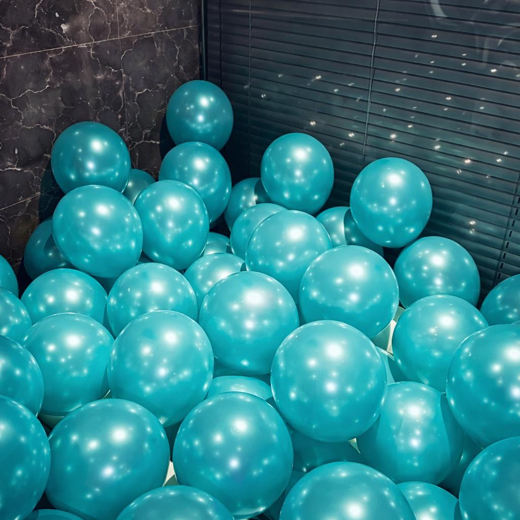 Luftballon Set 100 Stück Party Luftballons Helium geeignet Naturlatex Ballons