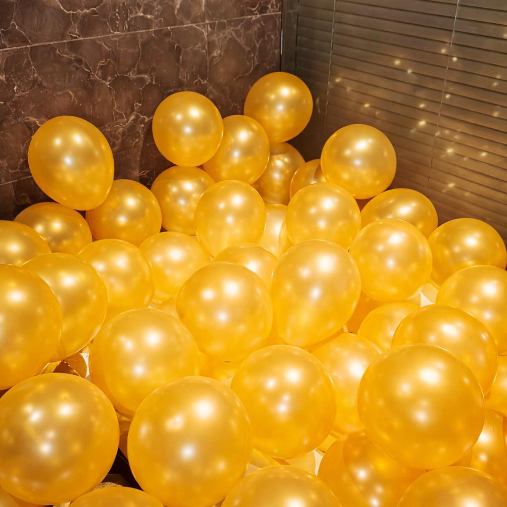 Luftballon Set 100 Stück Party Luftballons Helium geeignet Naturlatex Ballons